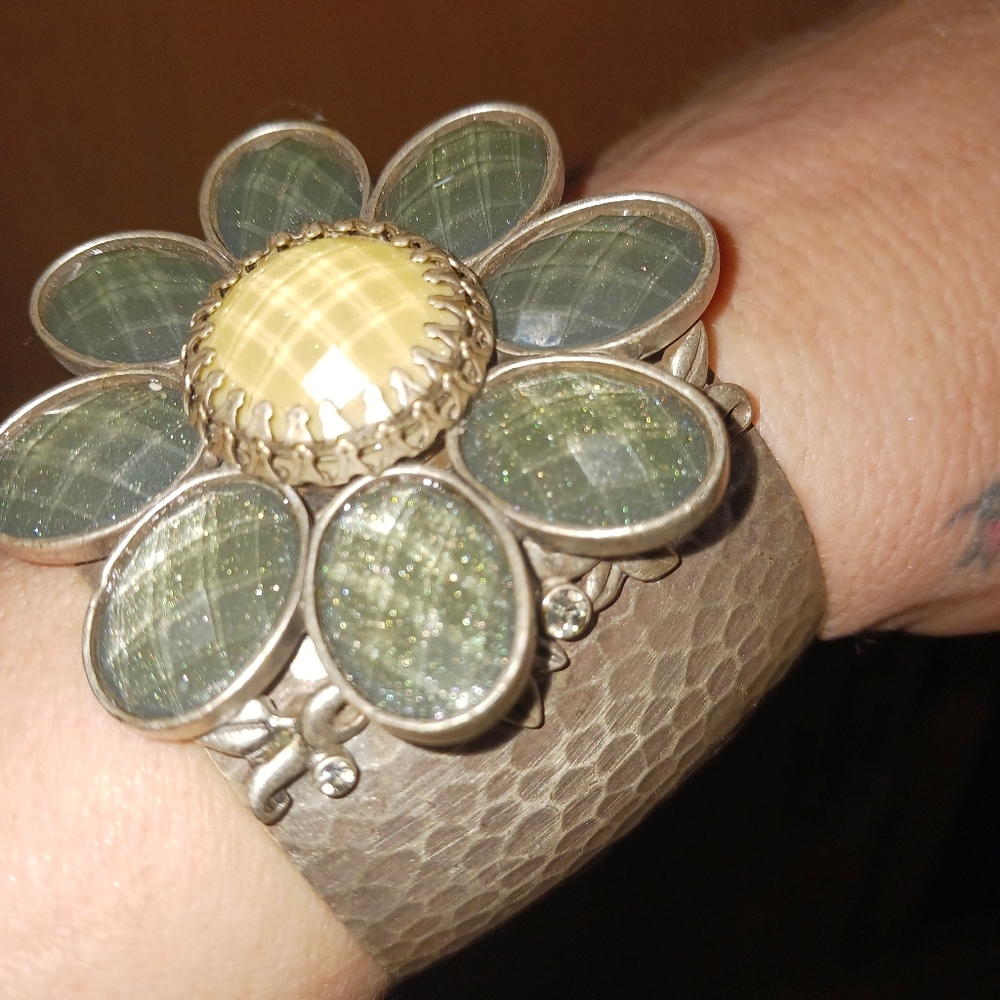Silver ollipop bracelet